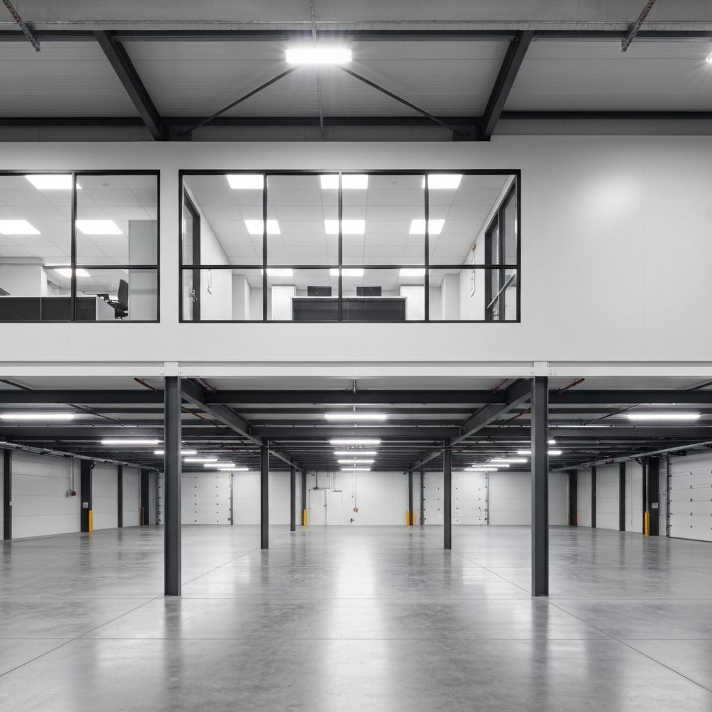 Galpões com Mezanino